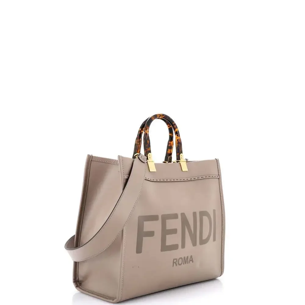 Fendi Sunshine Shopper Tote Leather #245689F21B - Picture 2 of 8